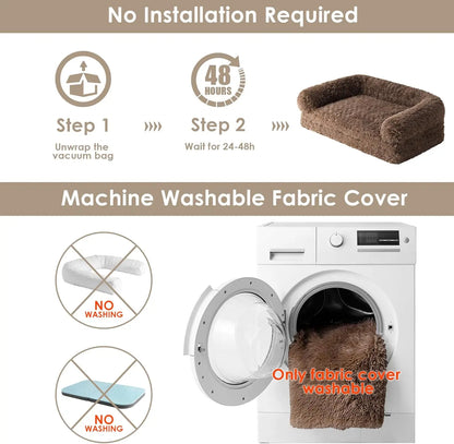 Foldable Bed for Both Humans and Dogs